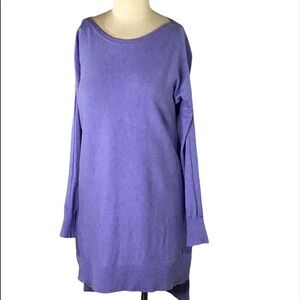 Soft Surroundings Lavender Knit Hi LowTunic, M , EUC